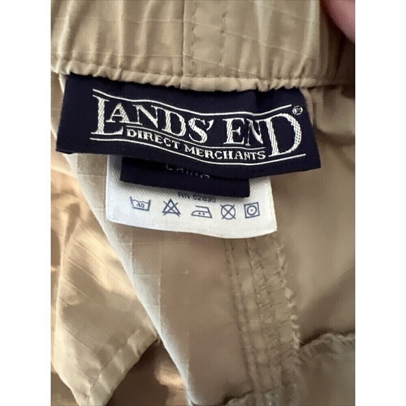Lands End Men’s Convertible Belted Hiking Pant L 36-38‎ Beige 30” Inseam - Picture 3 of 4